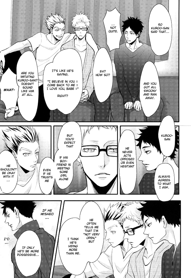 (RTS!!3) [Kuroquis!! (Kuro)] Hito wa Sore o Shitto to Yobu | That's called jealousy (Haikyuu!!) [English] [Zoe] page 8 full