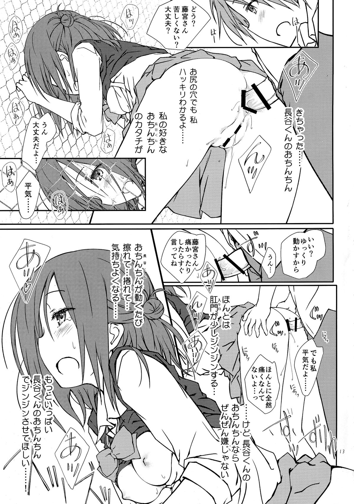 (C87) [SuperFlatLolinitron (Focke Wolf)] Tomodachi to no Sex no Tsuzuki. (One Week Friends) page 13 full