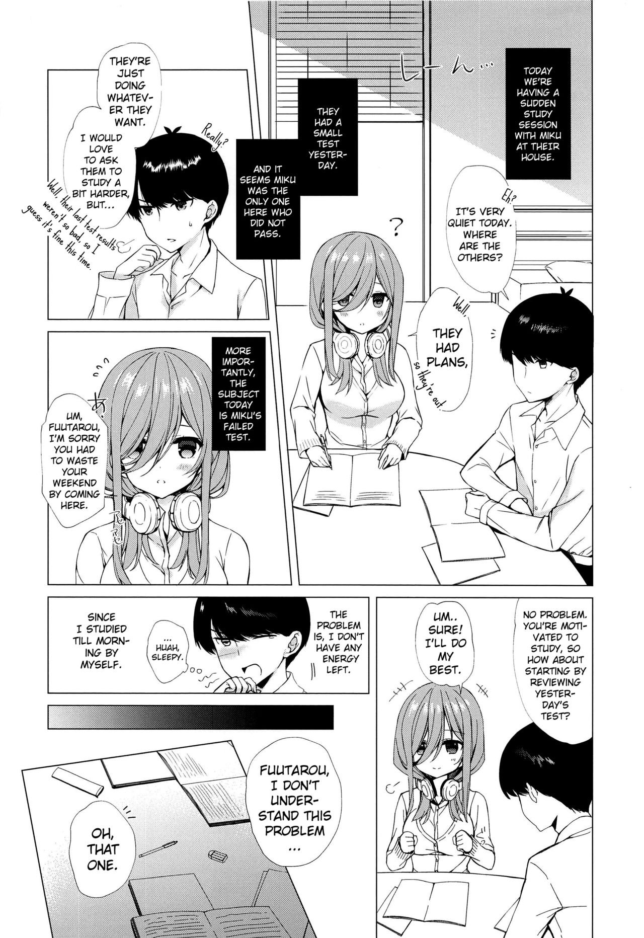 (SC2019 Autumn) [Indico lite (Mitha)] Secret Study Session (Gotoubun no Hanayome) [English] [YummyYamYami] page 5 full