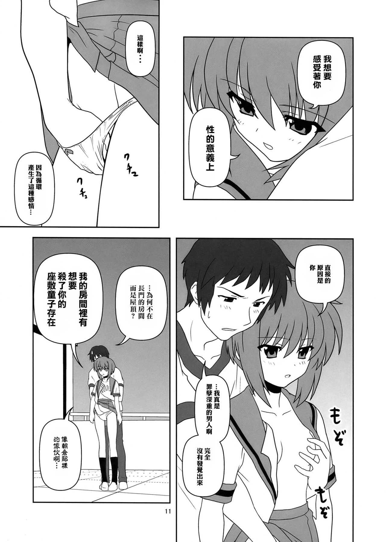 (C76) [Credit (Akikan)] Nagato Yuki-chan no Kansatsu (Suzumiya Haruhi no Yuuutsu) [Chinese] [零食汉化组] page 12 full