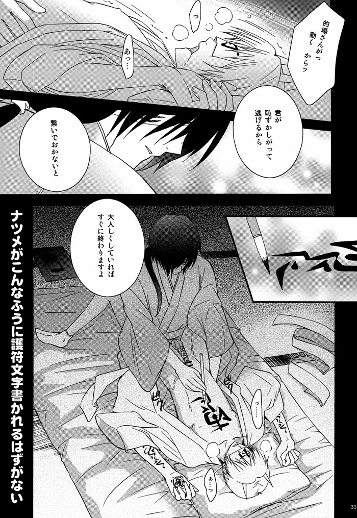 (C81) [MTD (Rei)] Nanibun Kyouiku Naka na Mono de (Natsume's Book of Friends) page 32 full