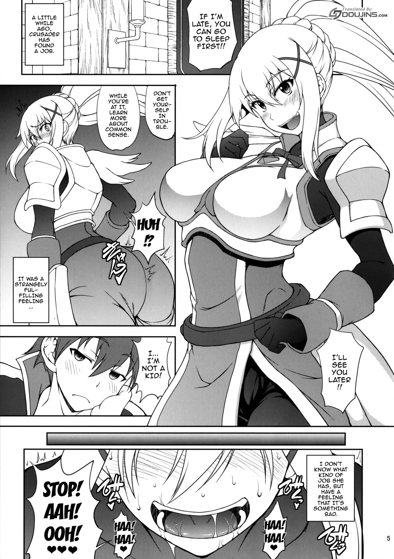 (SC2017 Summer) [Majimadou (Matou)] Kono Kuruizaku Junketsu Ni Indou Wo! (Kono Subarashii Sekai ni Syukufuku o!) [English] {doujins.com} page 4 full