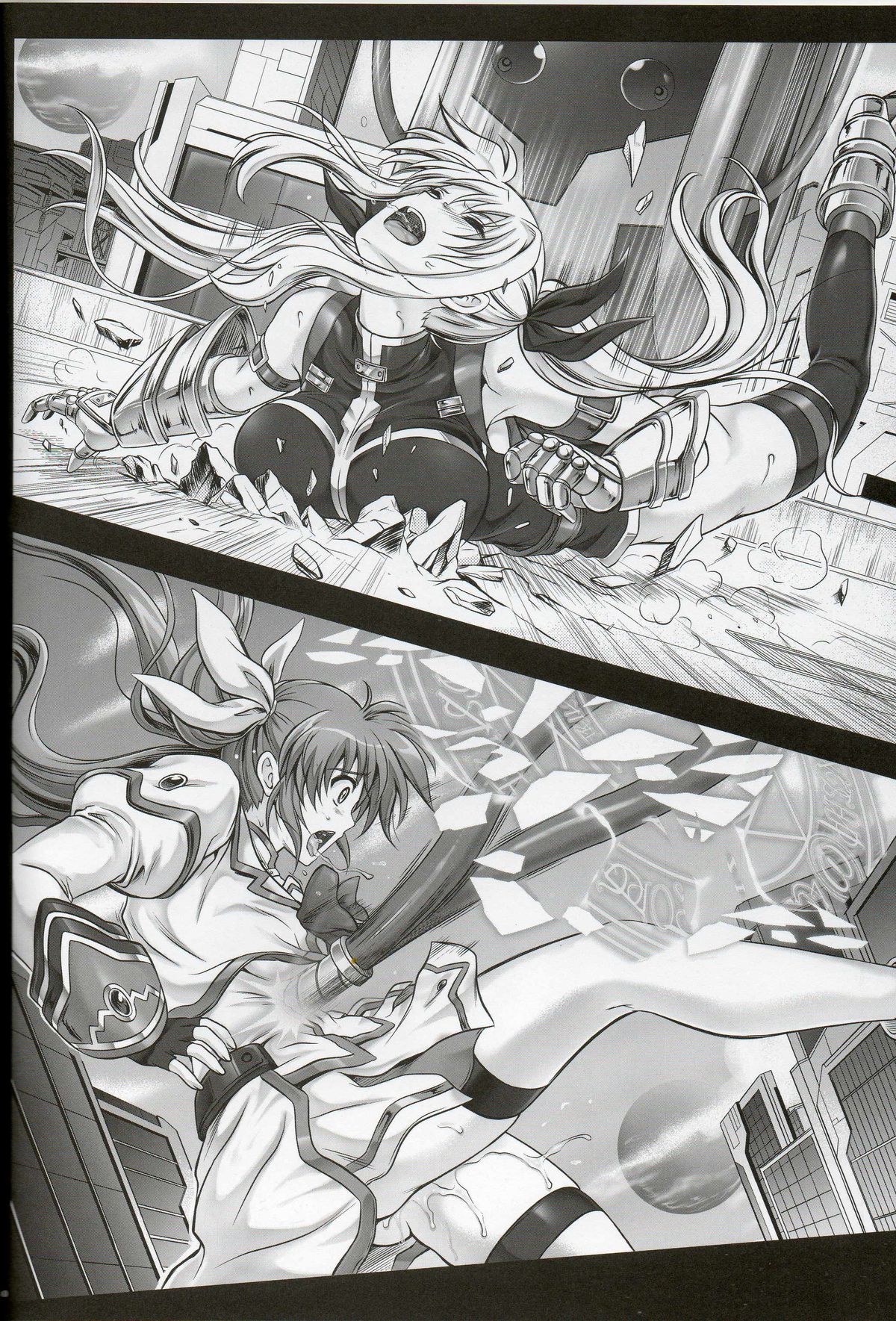 (C84) [Cyclone (Reizei, Izumi)] T-14 3 Tai Choooo (Mahou Shoujo Lyrical Nanoha) page 39 full