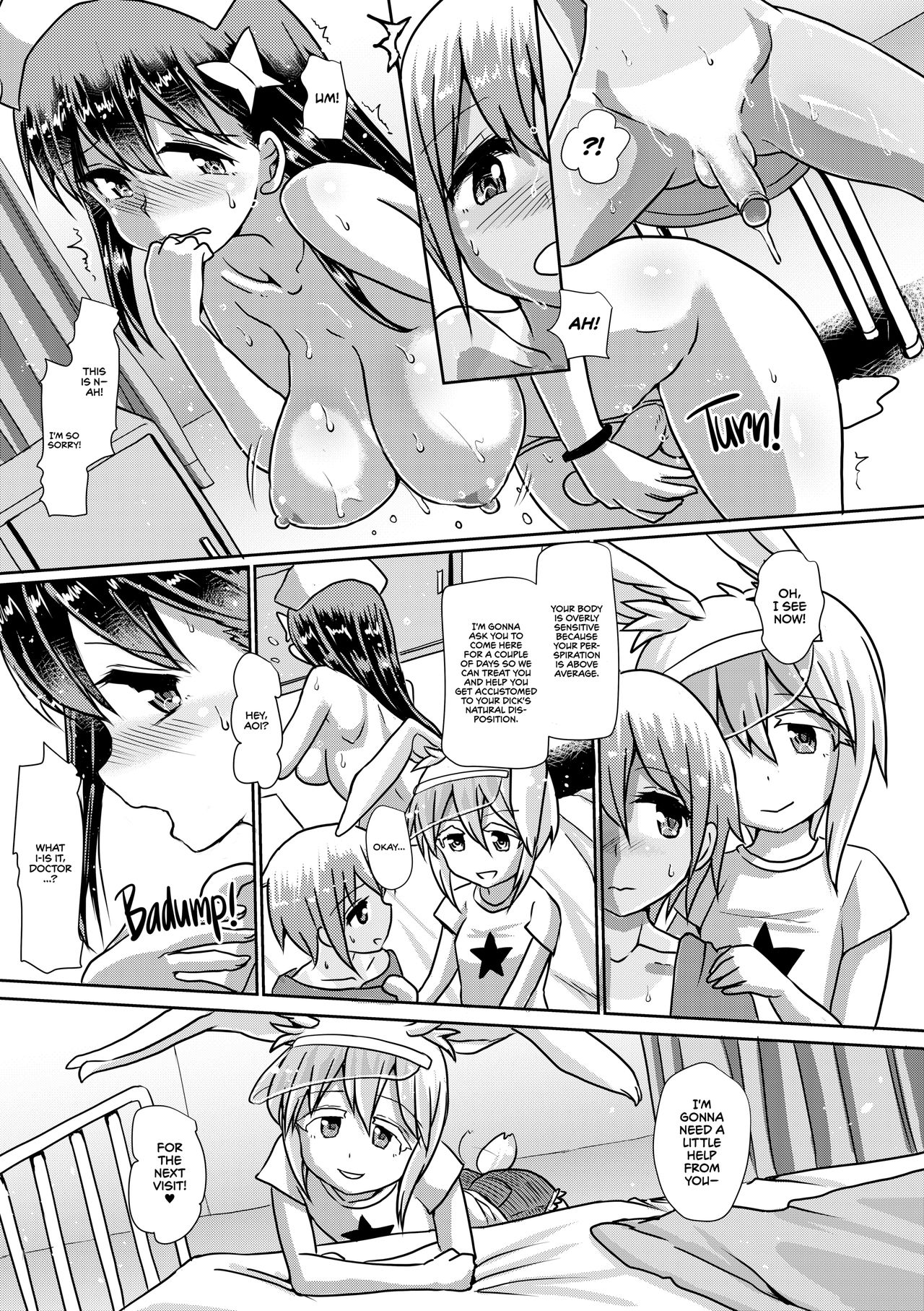 [Aoba Q Madou (Hakaba Yodomu)] Futanari Succubus★Lovely Days [English][2d-market.com] [Decensored][Digital] page 8 full