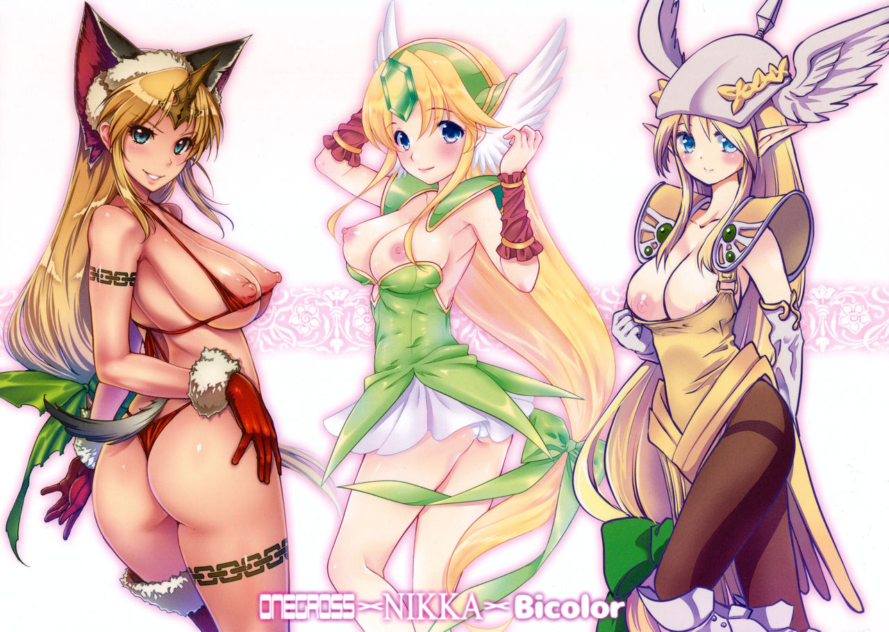 (COMIC1☆10) [Bicolor, NIKKA, ONEGROSS (Kuroshiro Neko, Mario Kaneda, 144)] RIESZ&FASHION 3-RIESZ COLLECTION + Paper (Seiken Densetsu 3) page 2 full