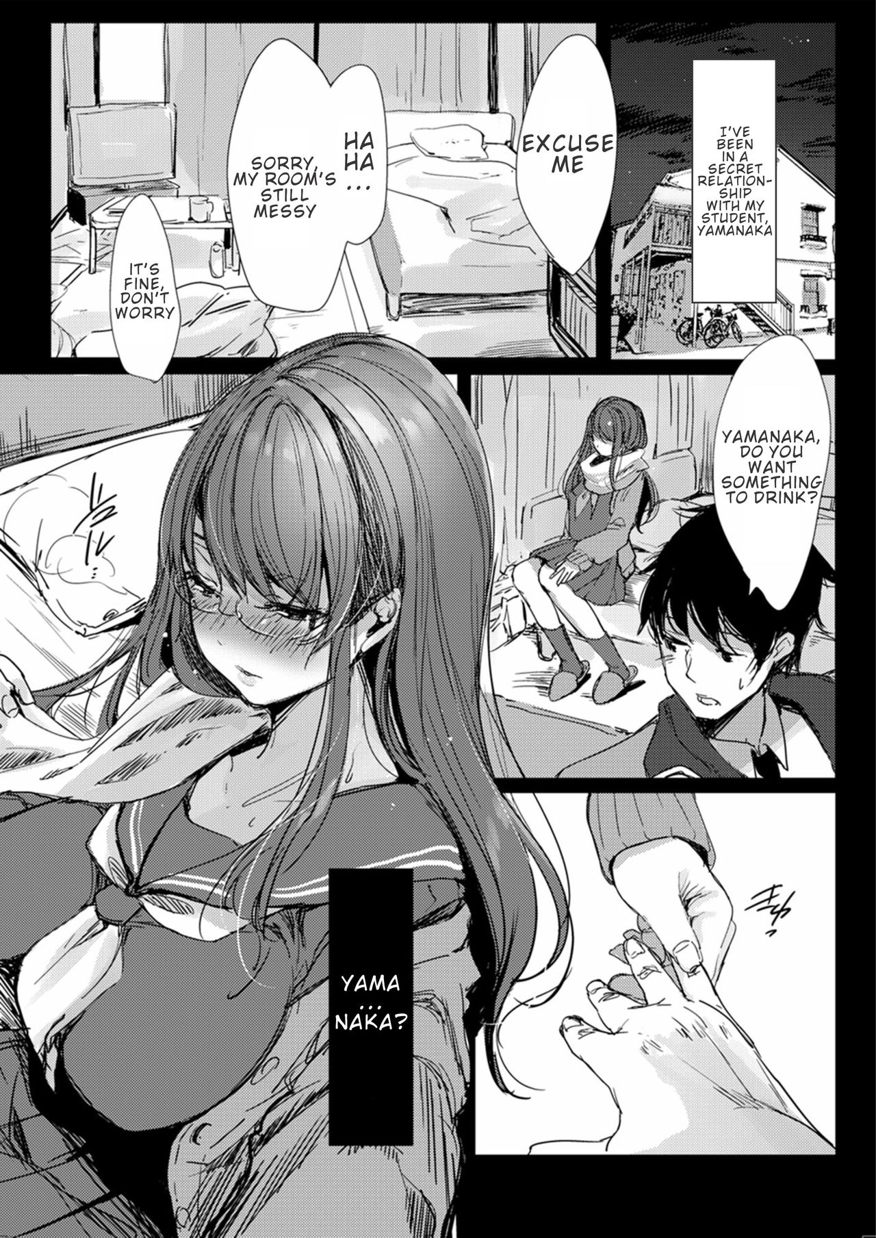 [Amaineiro (Amane Ruri)] Sensei to Usagi | Sensei and Bunny [English] [Digital] page 4 full