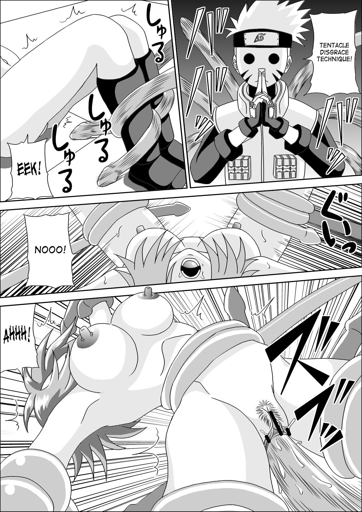 [Pyramid House (Muscleman)] Kunoichi Ryoujoku Tane Tsuki Shugyou | Kunoichi Disgrace Impregnation Training (Naruto) [English] {doujin-moe.us} page 18 full