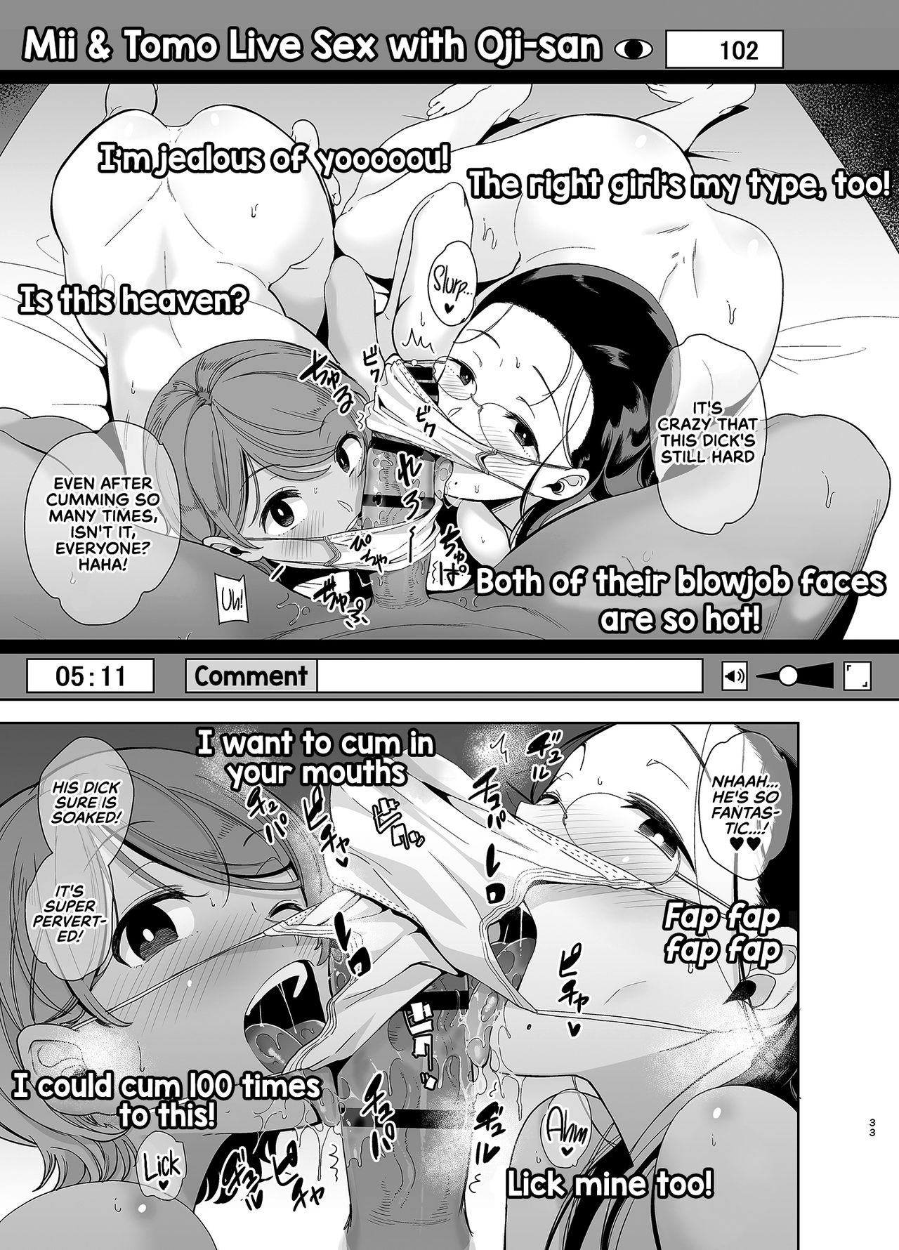 [DOLL PLAY (Kurosu Gatari)] Seika Jogakuin Koutoubu Kounin Sao Oji-san 3 | Seika Girls' Academy Official Rod Oji-san 3 [English] [RedLantern] [Digital] page 33 full