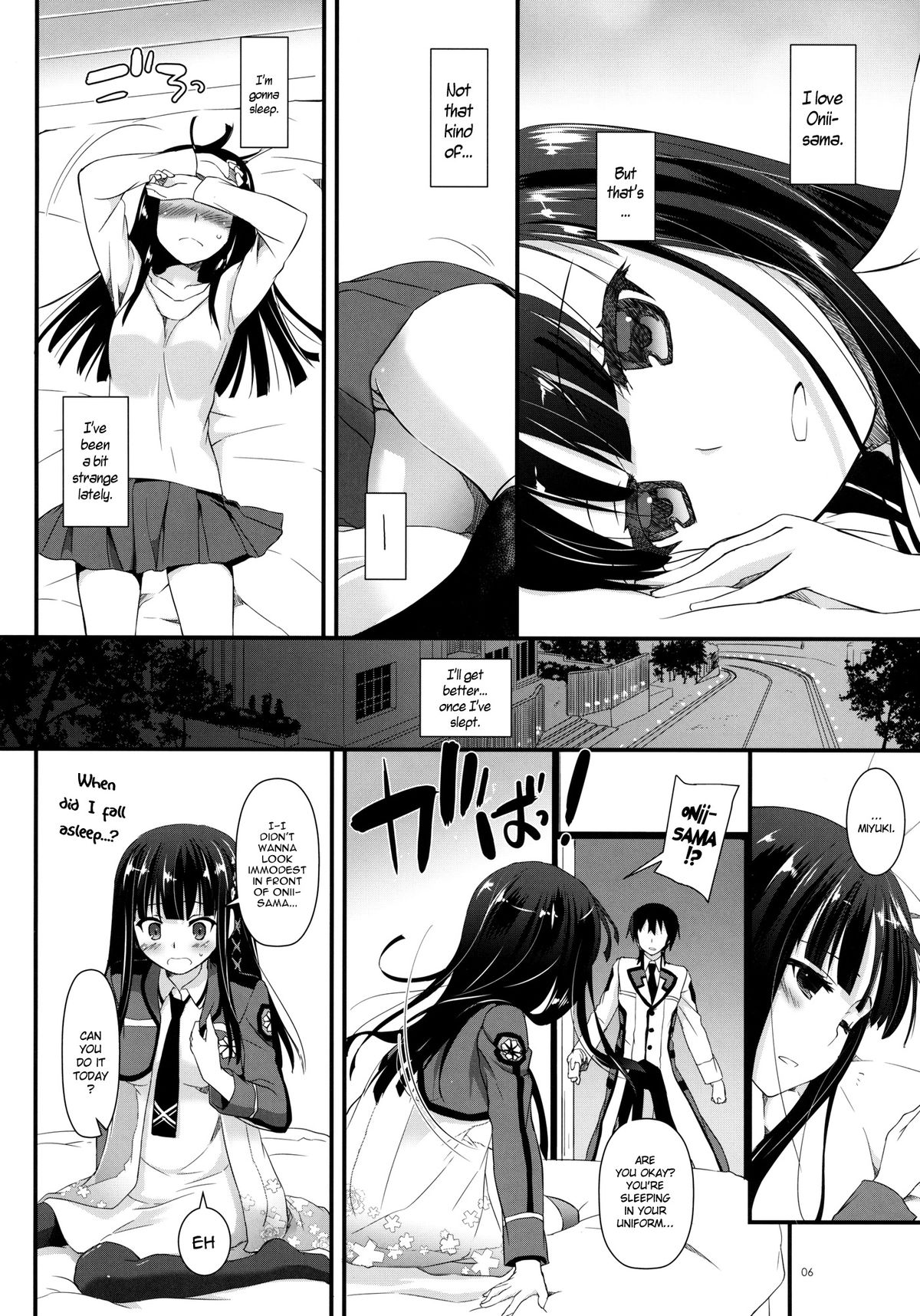 (COMIC1☆8) [Digital Lover (Nakajima Yuka)] D.L. action 86 (Mahouka Koukou no Rettousei) [English] page 6 full