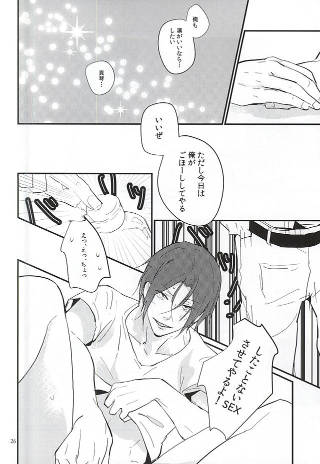 (C88) [Phlodexy (Yamano)] Nido Aru Koto wa 3-do Aru (Free!) page 24 full