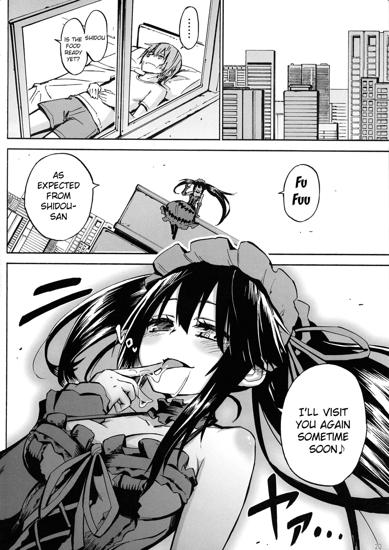 (C88) [Analog E.C (Kalupon)] Oshokuji ♪ Shidou-san (Date A Live) [English] [sIlVeR95] page 20 full