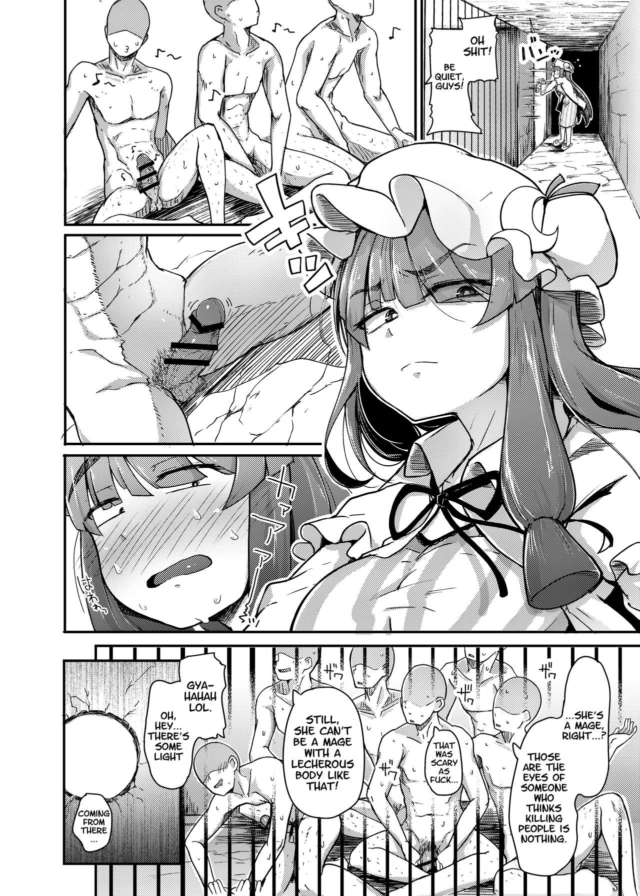 [Jikahatsudensho (flanvia)] Ana to Muttsuri Dosukebe Daitoshokan | The Hole and the Closet Perverted Unmoving Great Library (Touhou Project) [English] [Nisor] [Digital] page 8 full