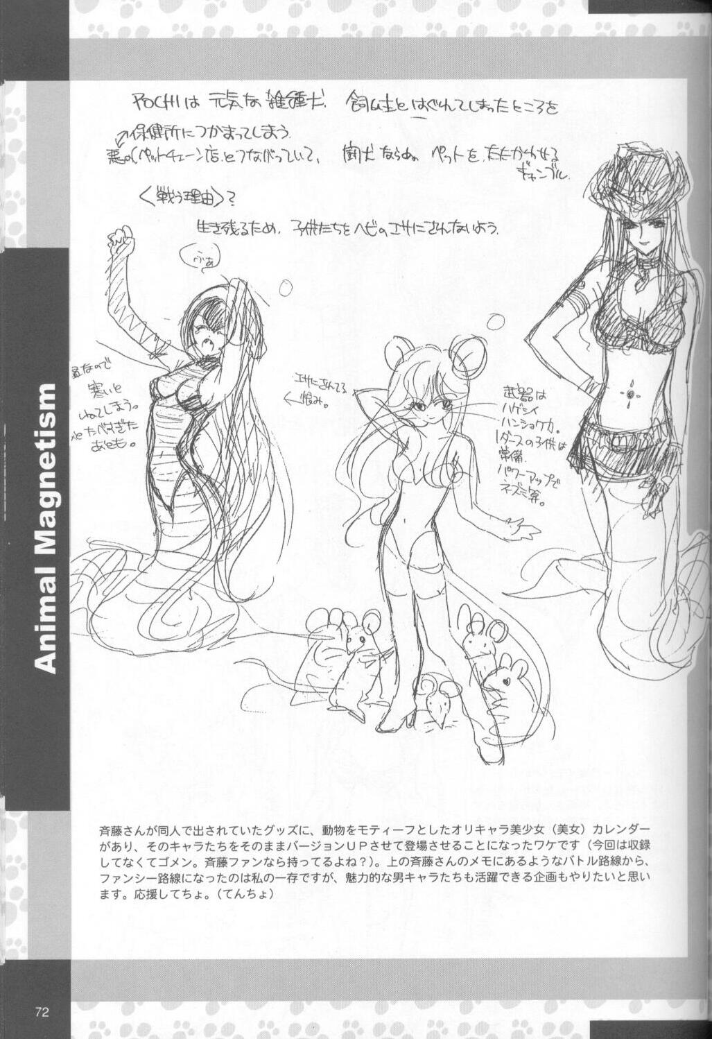 (C58) [Saitoukai Bunshitsu (Saitou Tomoyuki)] Complete Pochi Animal Magnetism Gengashuu + alpha (Animal Magnetism) page 70 full