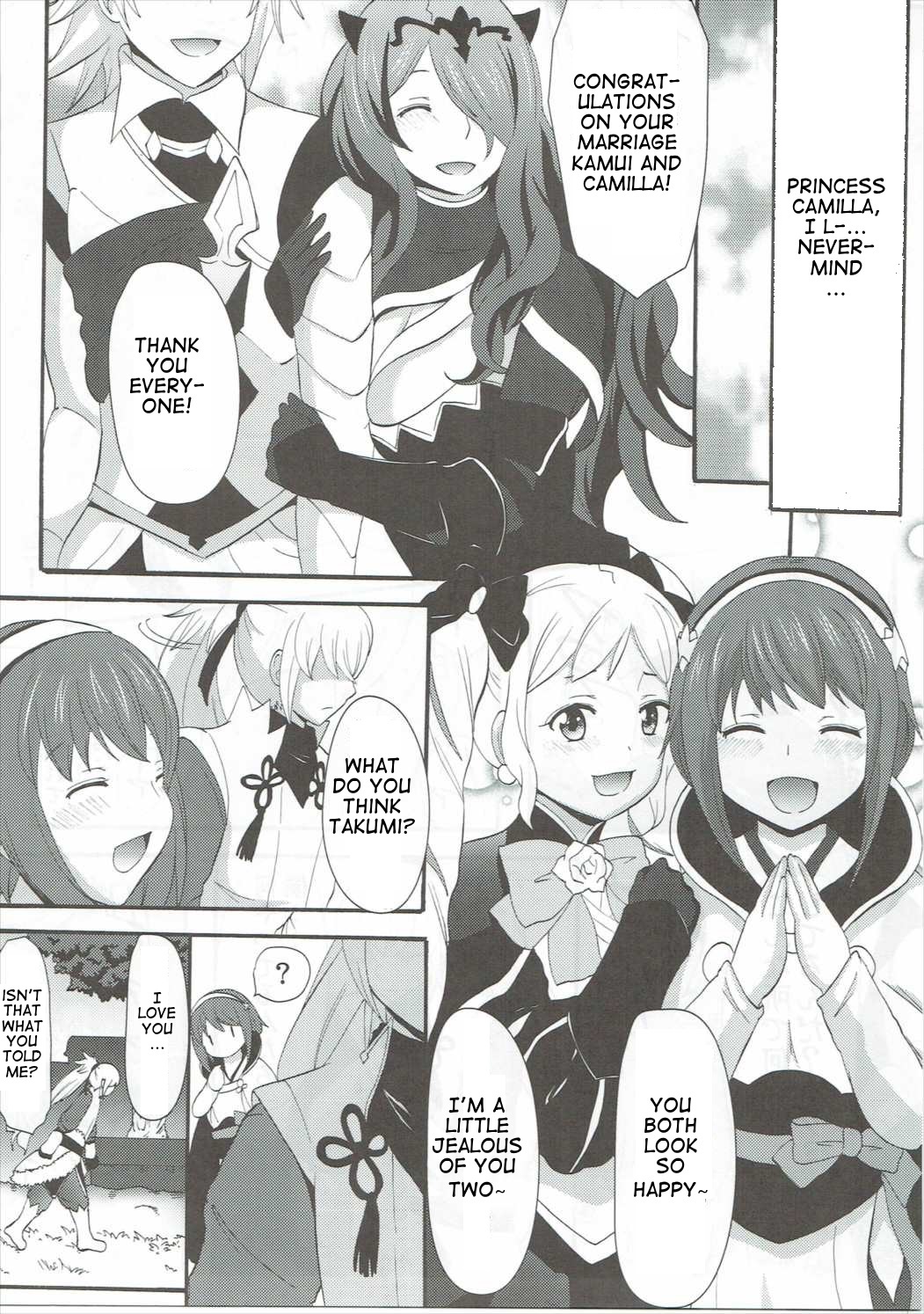 (C89) [Little★Cosmos (Ayano Rumi)] Shinkon Futeizuma Camilla | Unfaithful Newlywed Camilla (Fire Emblem if) [English] page 4 full