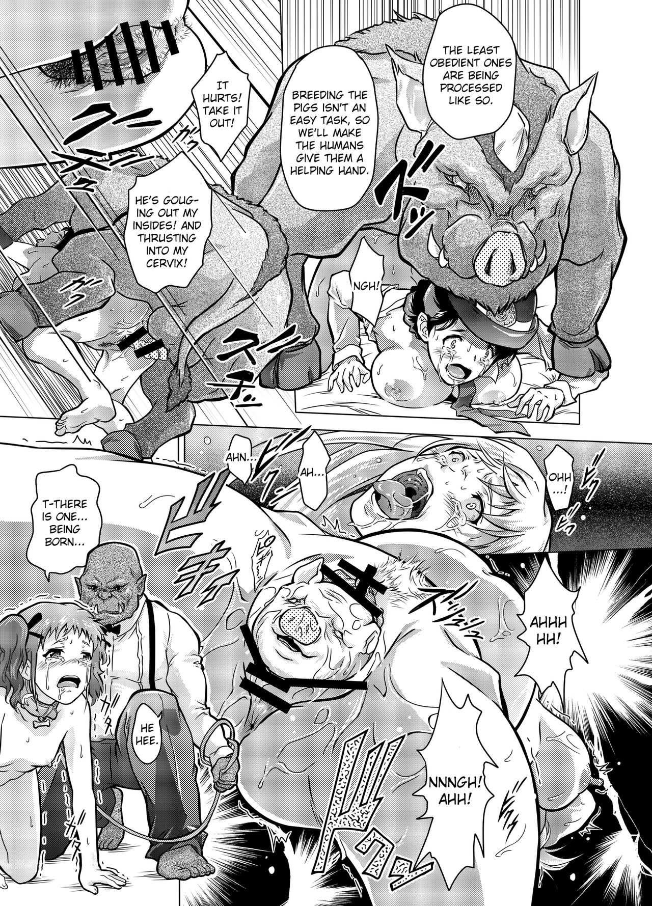 [Orc Chou (NOLIA)] Dominate Orc ~Kachiku Ika to Sareta Mijime na Ningenzoku~ | Dominate Orc ~Humanity is Pitiful and Worth Less than Cattle~ [English] [friggo] page 21 full