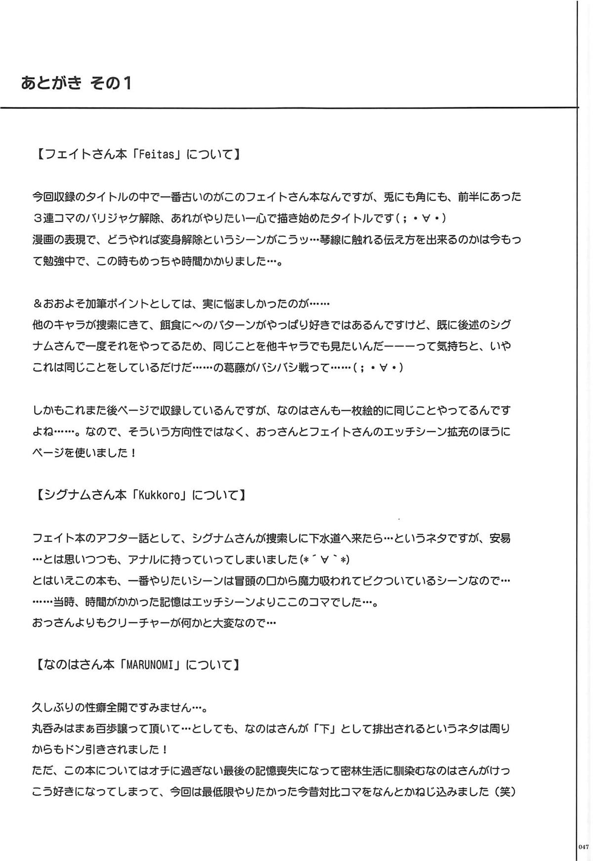 (C94) [Cyclone (Reizei, Izumi)] 1006 Nano - Cyclone no Soushuuhen (Mahou Shoujo Lyrical Nanoha) page 46 full