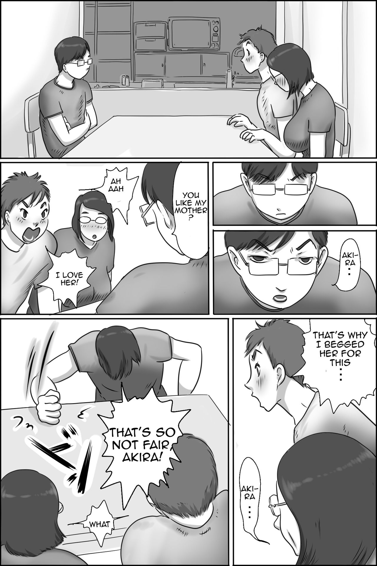 [Zenmai Kourogi] Osana Najimi no Kaa-san ni Onegai Shita Ken | Asking my Friend's Mother for a Favor [English] [Amoskandy] page 35 full