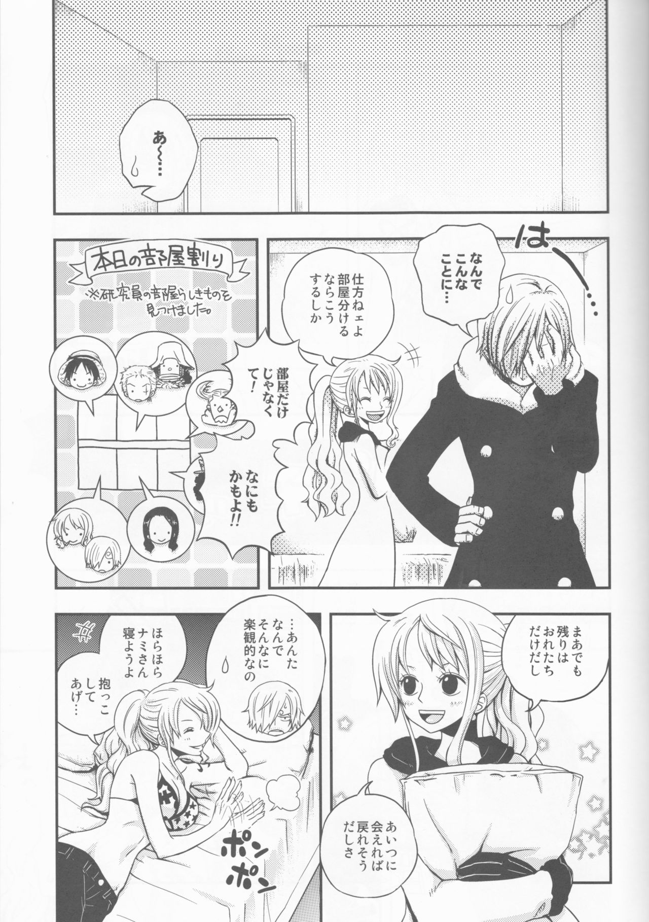 (C82) [Orange Typhoon (Yamada Enako)] Change Over (One Piece) page 4 full