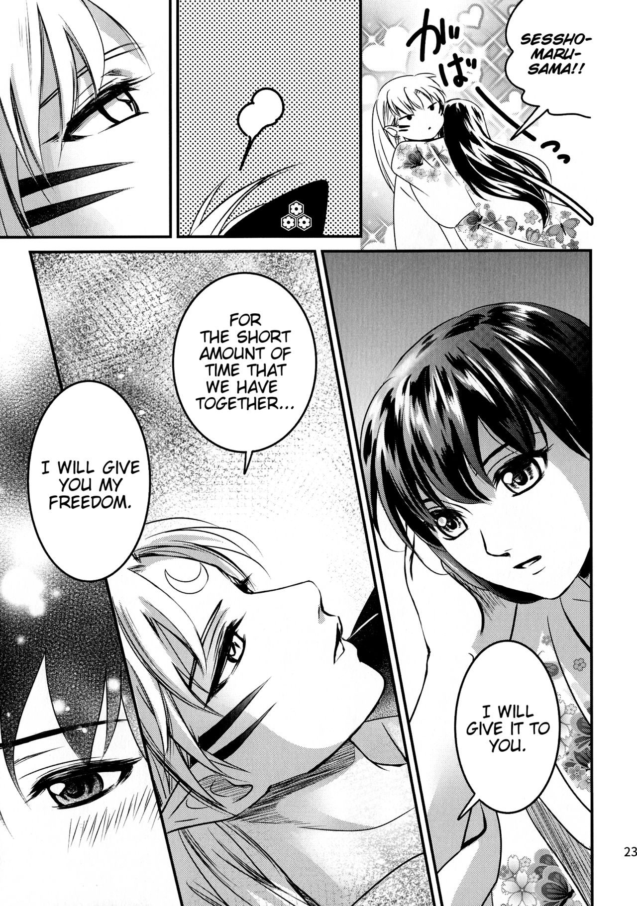 (HaruCC23) [Kasha (Umezo)] Koi Urara -Ge- | Beautiful Love -Bottom- (Inuyasha) [English] [EHCove] page 23 full