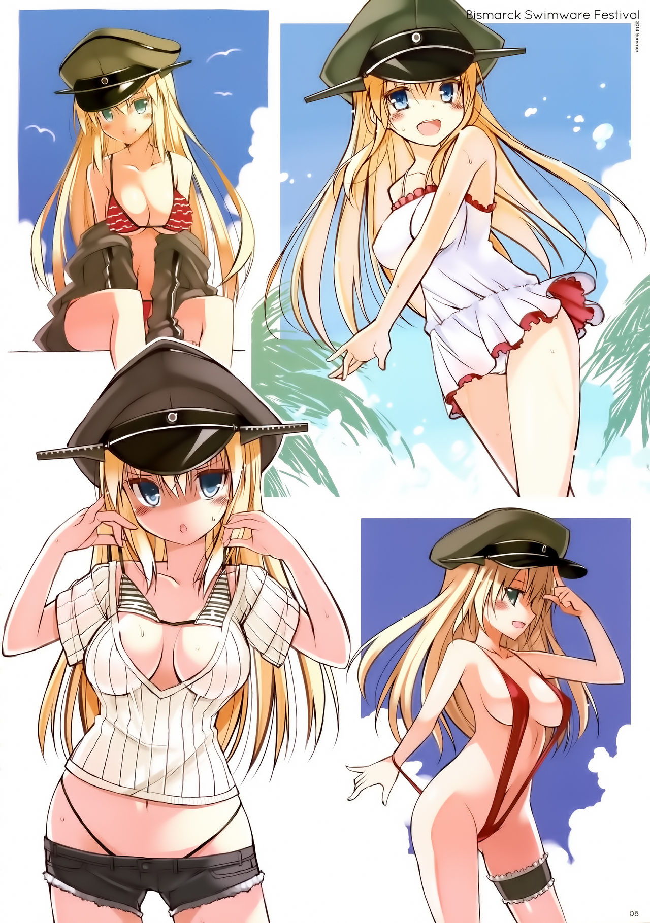 (C87) [Digital Flyer (Oota Yuuichi)] BisColle -Bismarck Collection 2014-  (Kantai Collection -KanColle-) page 8 full