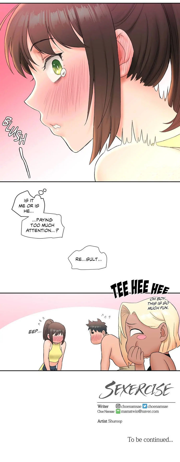 [Choe Namsae, Shuroop] Sexercise Ch.12/? [English] [Hentai Universe] page 200 full