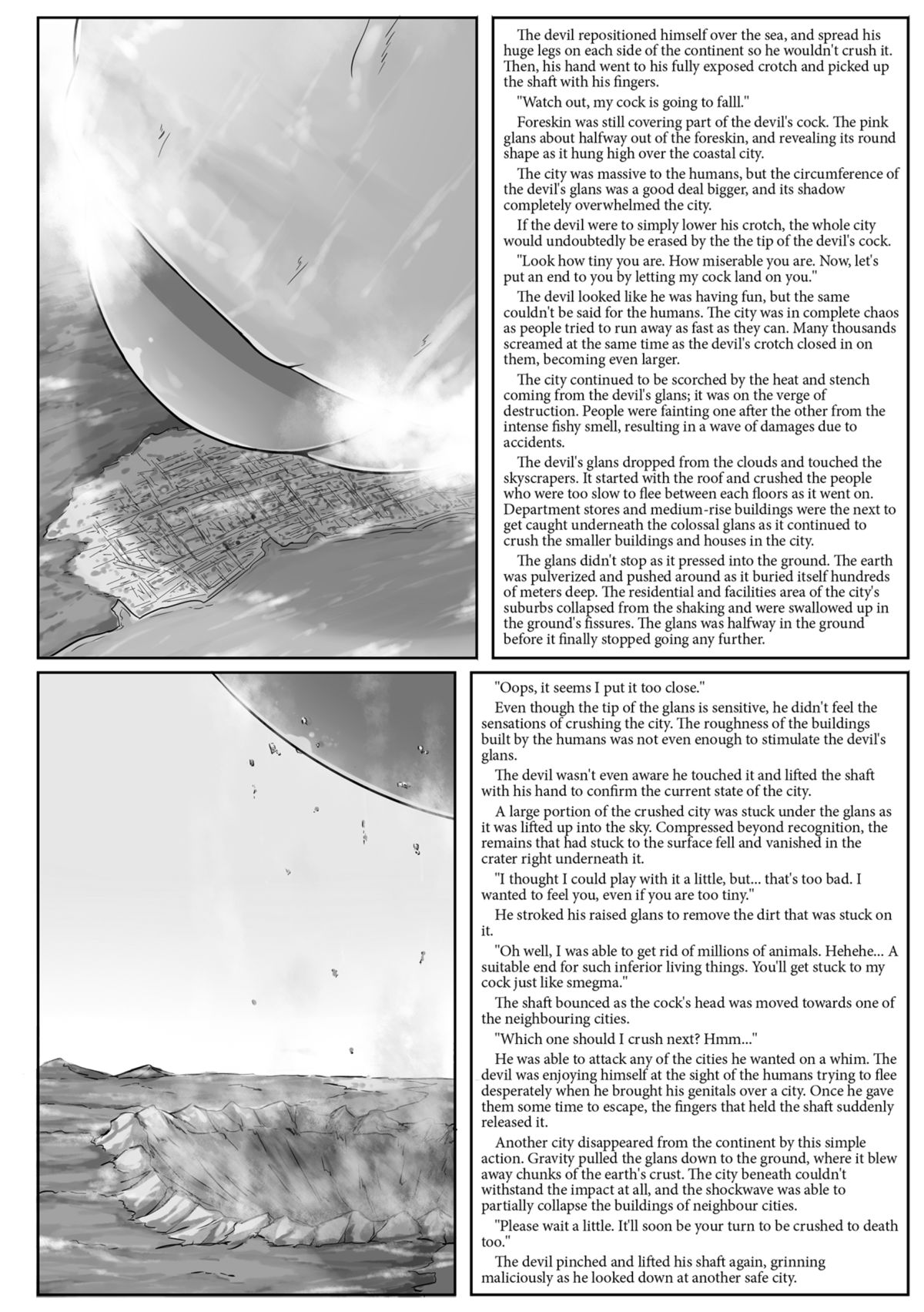 [Ochikonium (Terada Ochiko)] Chou Kyodai Otokonoko Tsumeawase Hon | Compilation Book of SUPERMASSIVE Traps [English] [Digital] page 18 full