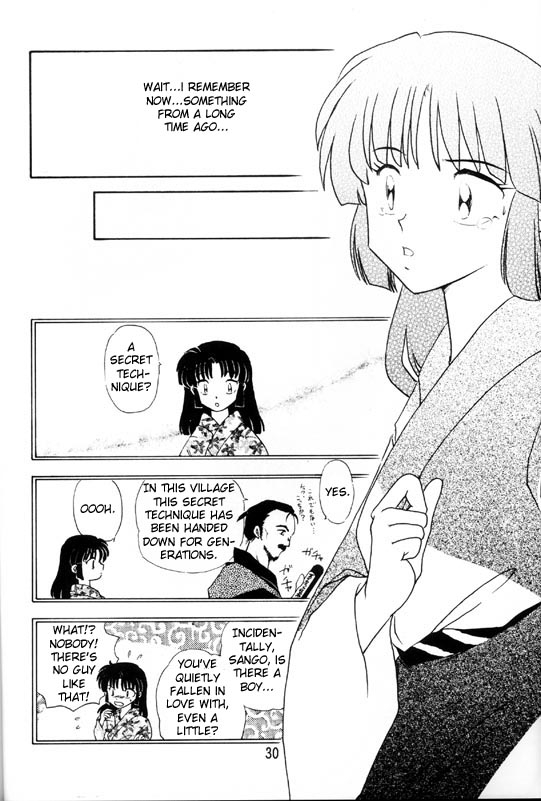 [Kaminobe (Kaminobe Kanon)] Sengoku Renbo Emaki | Falling in Love in the Warring States Era (Inuyasha) [English] [Scribe Figaro] page 28 full