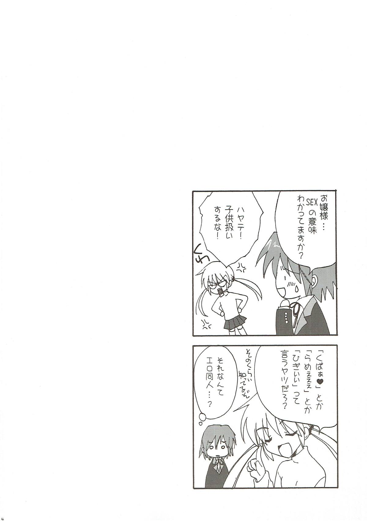 [KORISUYA (Korisu)] Ojou-sama no Onozomi Doori (Hayate no Gotoku!) page 3 full