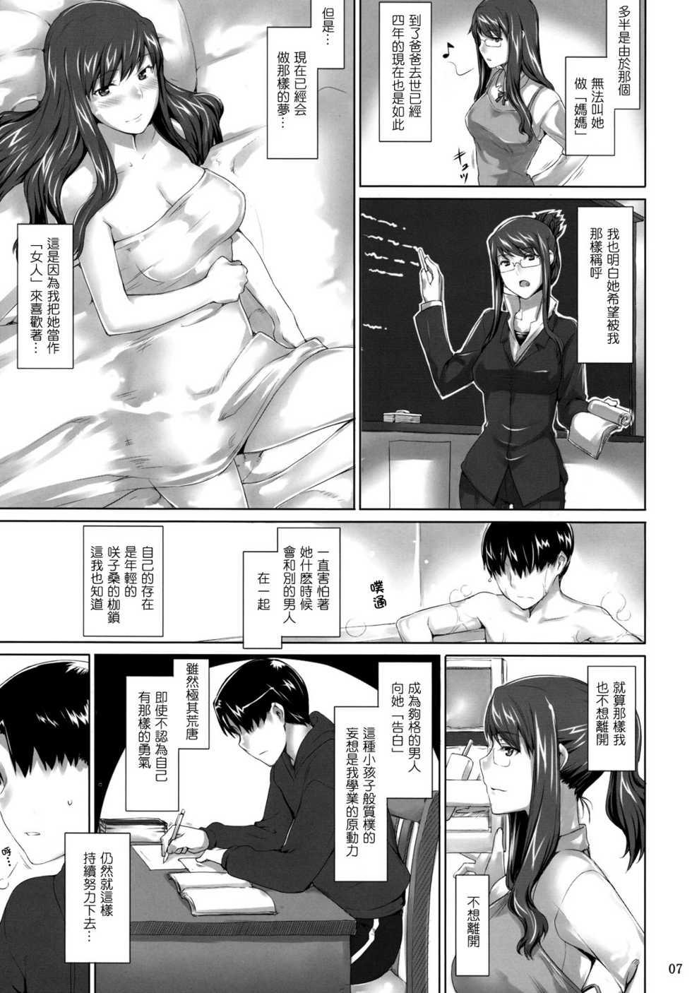 (C76) [MTSP (Jin)] 咲子さんノ男杏事情 (オリジナル)[CREILAVAC自漢化] [無修正] page 5 full