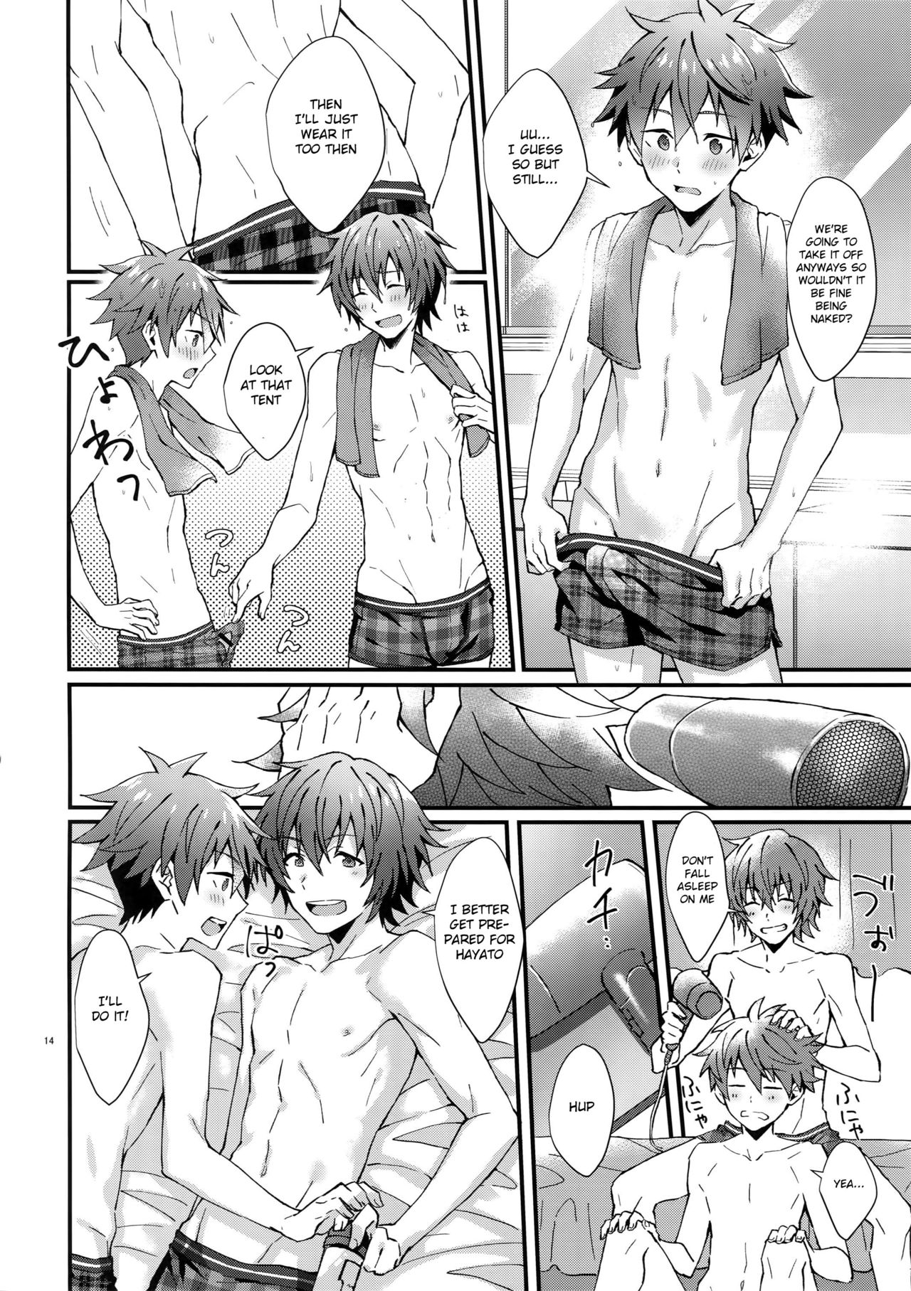 (MIRACLEFESTIV@L!!12) [Rofu Pukaj (Nesou)] Zenkai! Toshishita Kareshi-Ryoku | Full Power! A Younger Boyfriend's Capability (THE IDOLM@STER SideM) [English] [Anzu] page 13 full