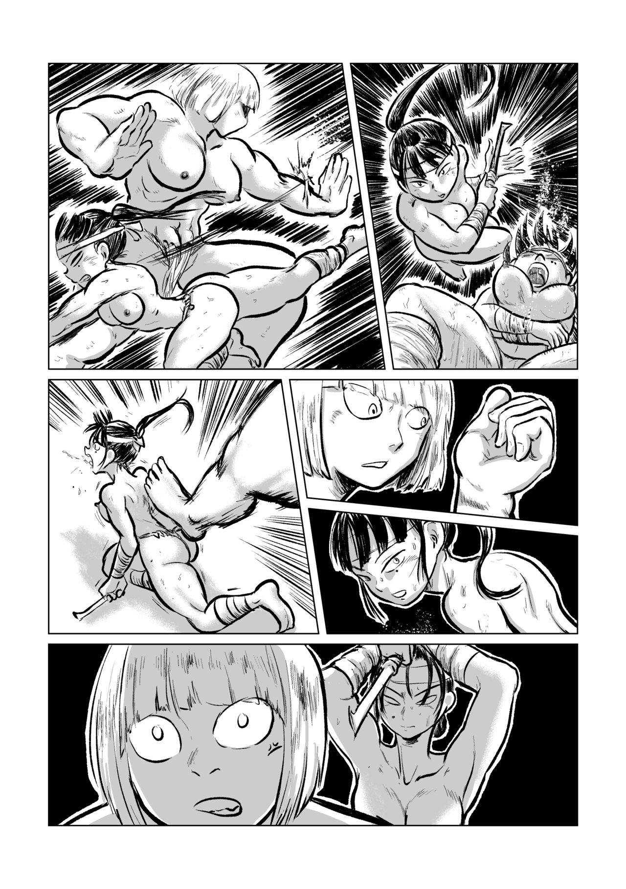 [Mayonaka no Funkotsudou (Mayofun)] Kappa VS Female Diver page 53 full