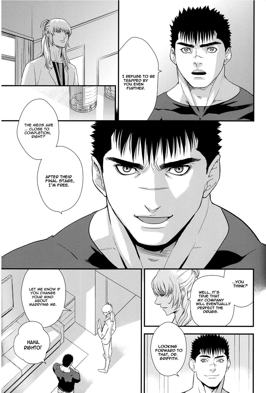 (C87) [Killer Bambi (Matsumoto Inaki)] Heartache 1 (Berserk) [English] page 14 full