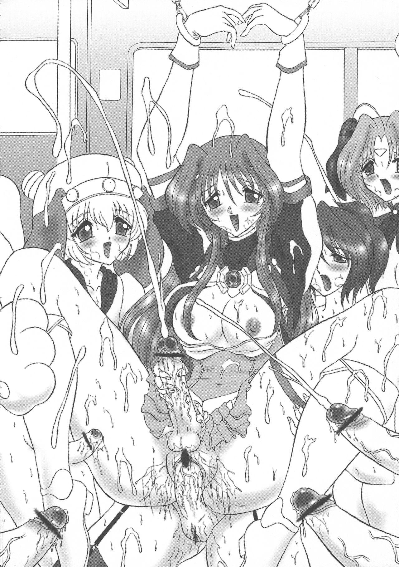 (C65) [Yomosue Doukoukai (Gesho Ichirou)] dokidoki Angel II (Choukou Tenshi Escalayer) page 48 full