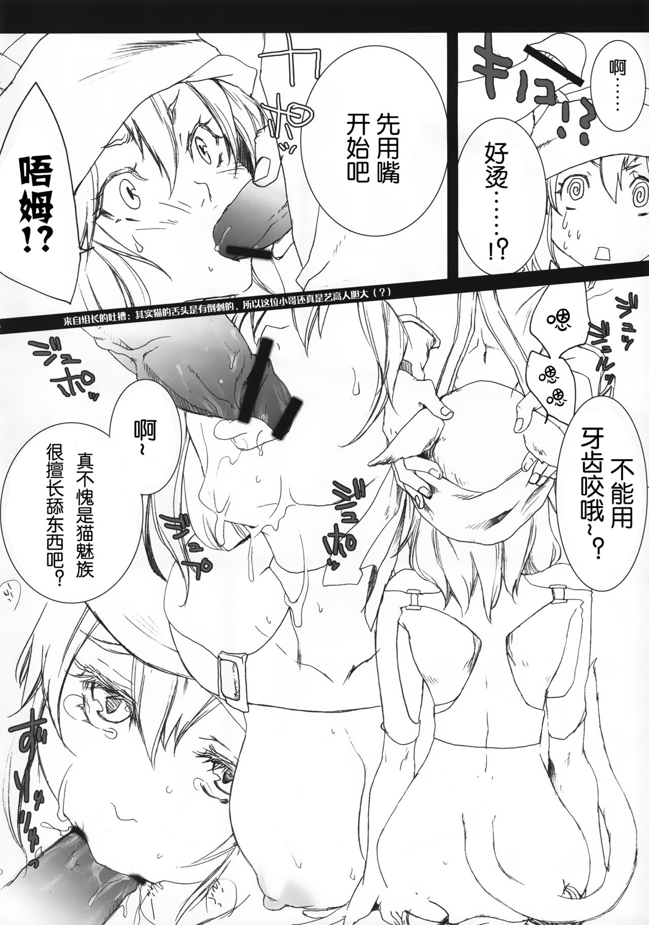 (C87) [Akai Tsubasa (Tachibana Chata)] Please teach me! (Final Fantasy XIV) [Chinese] [吃瓜小分队汉化组] page 10 full