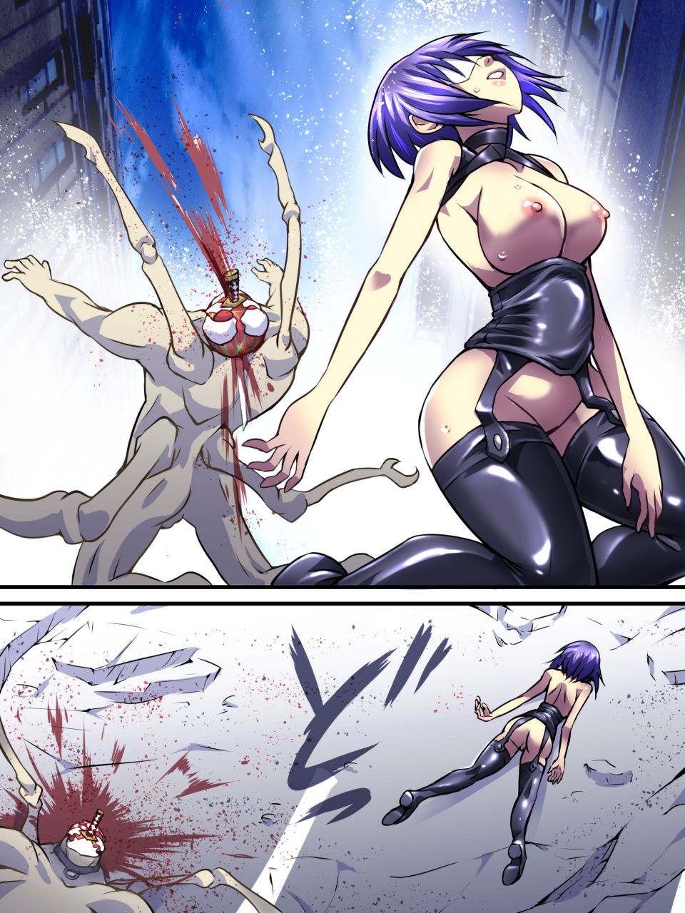 [Atelier Hachifukuan] Superheroine Yuukai Ryoujoku VII - Superheroine in Distress - Kunoichi Suzushiro II [English] [Harasho Project] [Incomplete] page 30 full