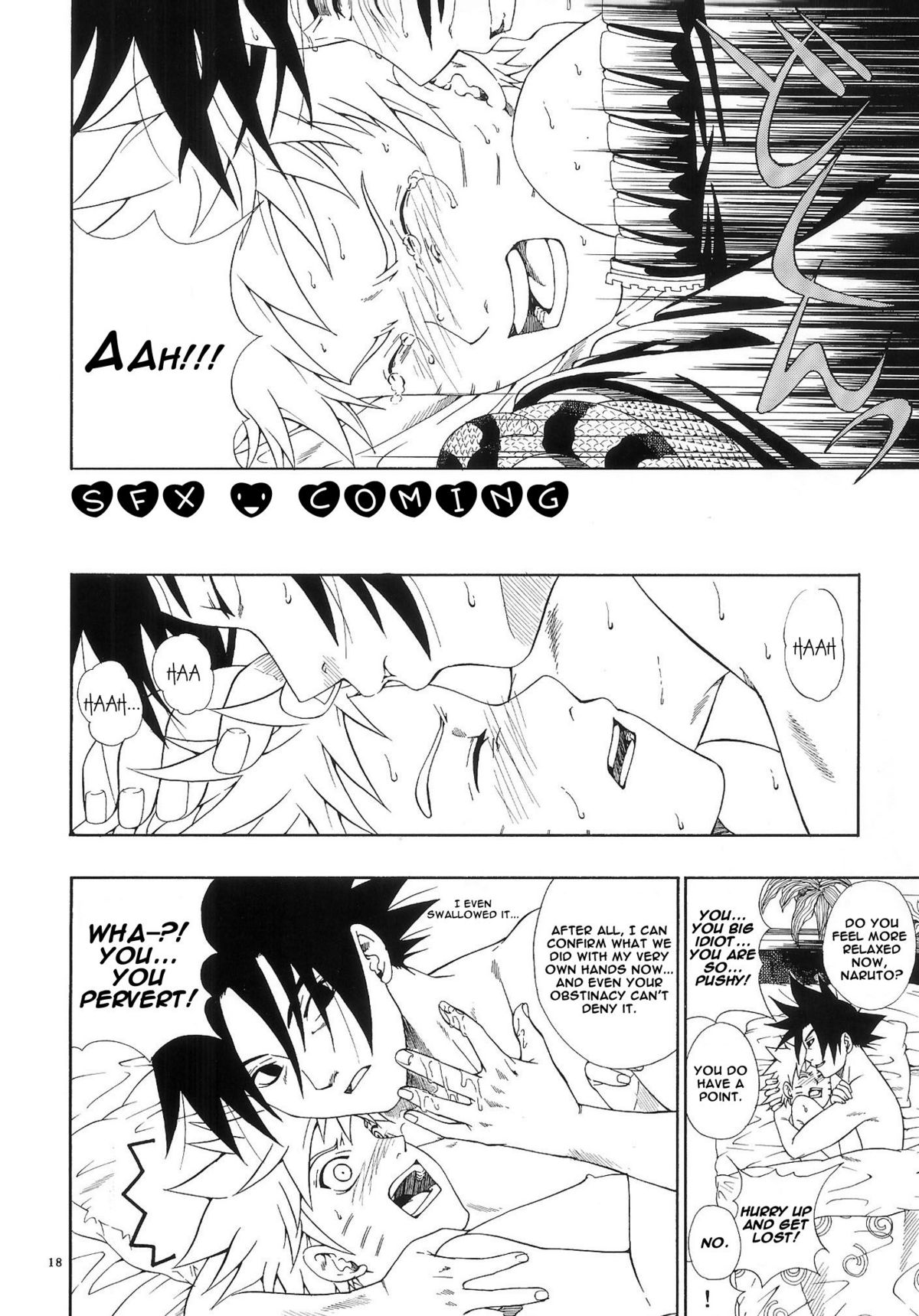 ERO ERO²: Volume 1.5  (NARUTO) [Sasuke X Naruto] YAOI -ENG- page 17 full