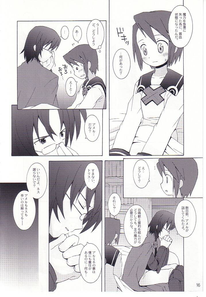 (C62) [Bakuhatsu BRS. (B.Tarou)] Matsuei-tachi no Utage (Summon Night 2) page 17 full