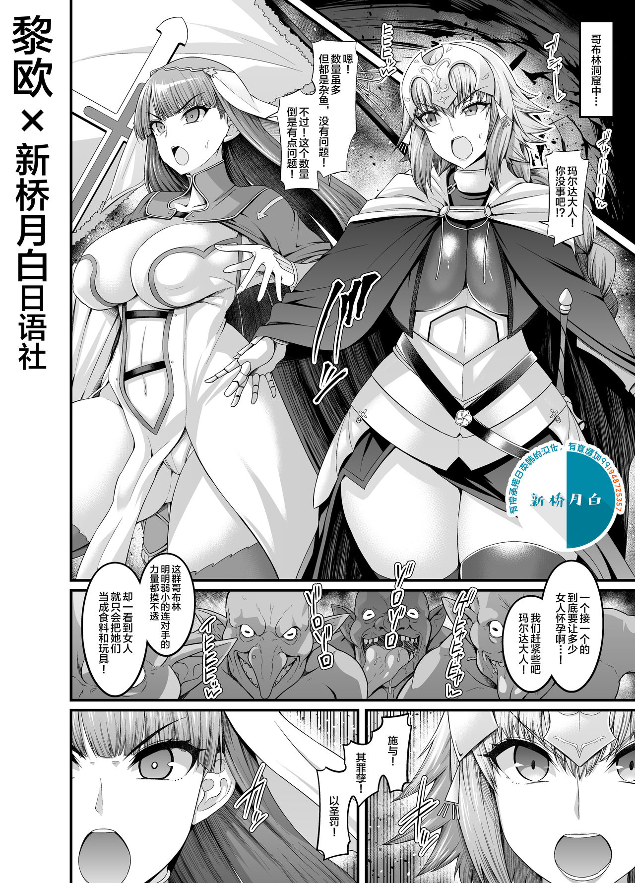 [Ankoman] Jeanne to Martha, Goblin no Su e Iku (Fate/Grand Order) [Chinese] [黎欧×新桥月白日语社] page 1 full