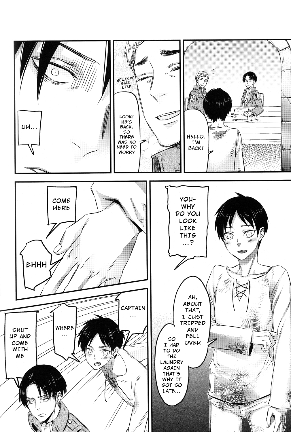 (Hekigai Chousa Haku 2) [ALT (tacky)] Heishichou no Hakoiri Eren | Captain's Boxed Up Eren (Shingeki no Kyojin) [English] [ebil_trio] page 8 full