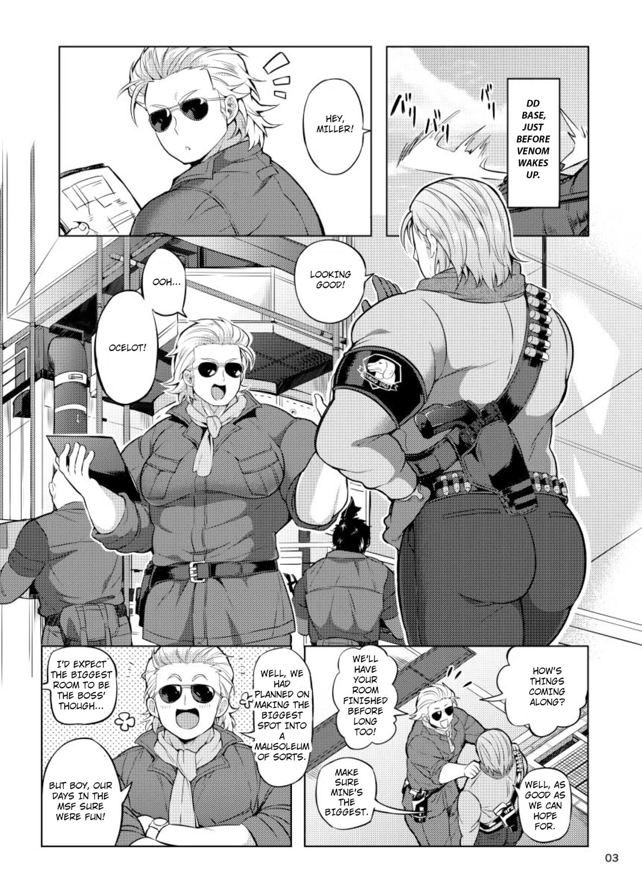 [Yawaraka Onikudan (Oniku Danchou, Yuuyuu)] Docchika Nante Kimeraren! | I Can't Choose! (Metal Gear Solid V: The Phantom Pain) [English] page 2 full