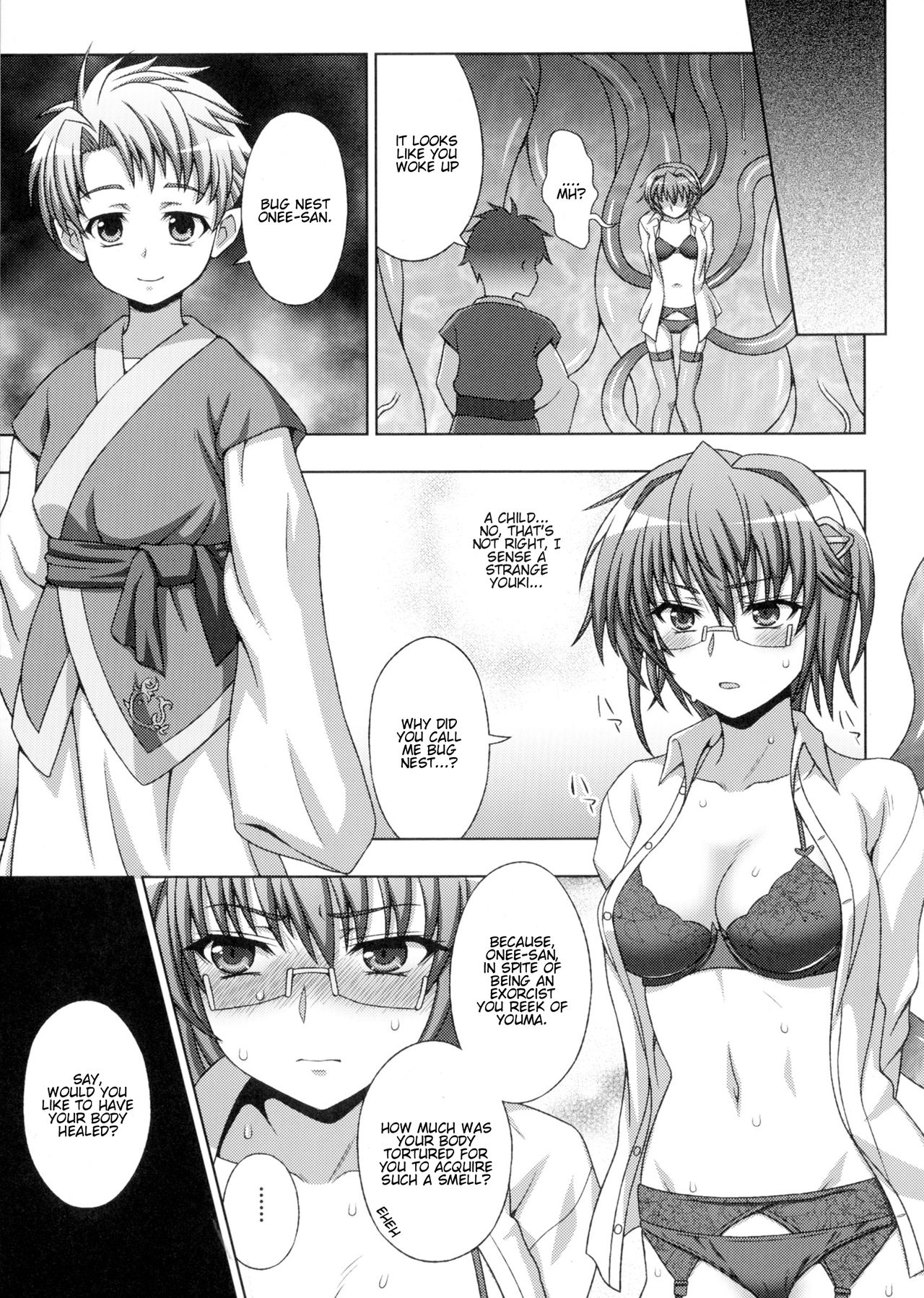 [chaccu, TinkerBell] Inyouchuu Shoku ~Ryoushokutou Taimaroku~ Harami Ochiru Shoujo-tachi Ch. 1-3 [English] [progste] page 41 full