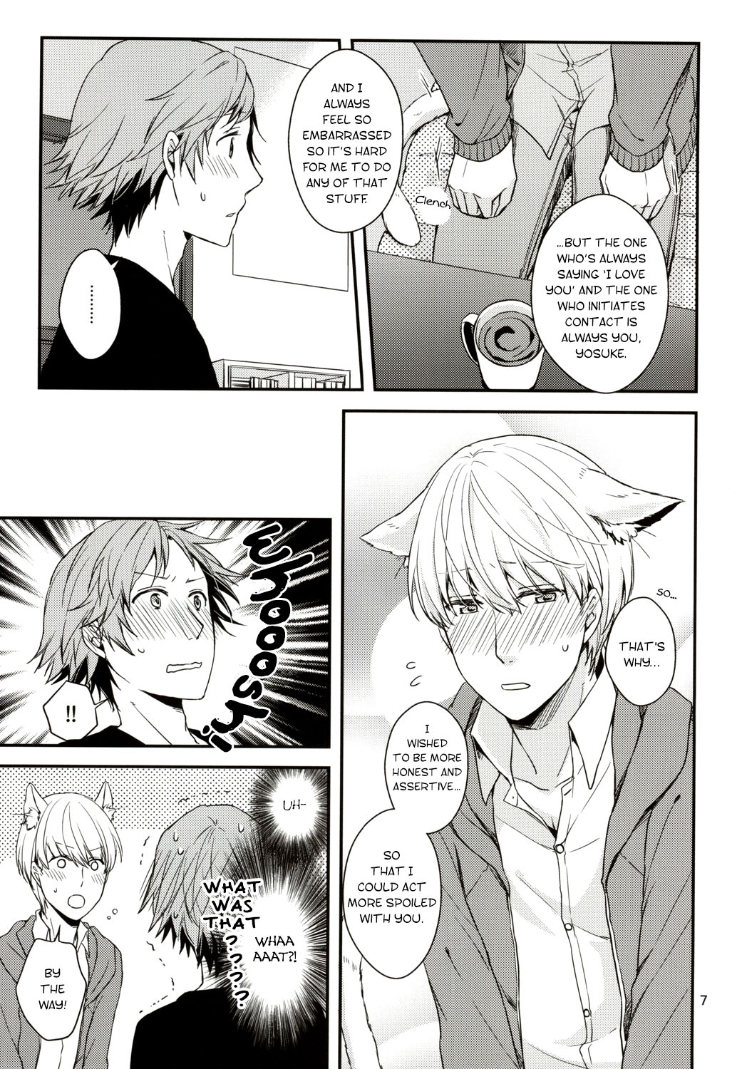 (C83) [Swallow Sky (Rihara)] CRAZY CAT LOVER (Persona 4) [English] [Kuro] page 6 full