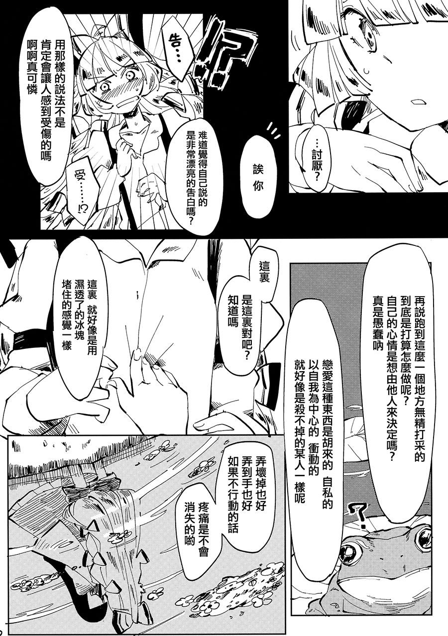 (Reitaisai 11) [Akou Kurou (Komac)] Dekisokonai Honey Syrup (Touhou Project) [Chinese] [大友同好会] page 9 full