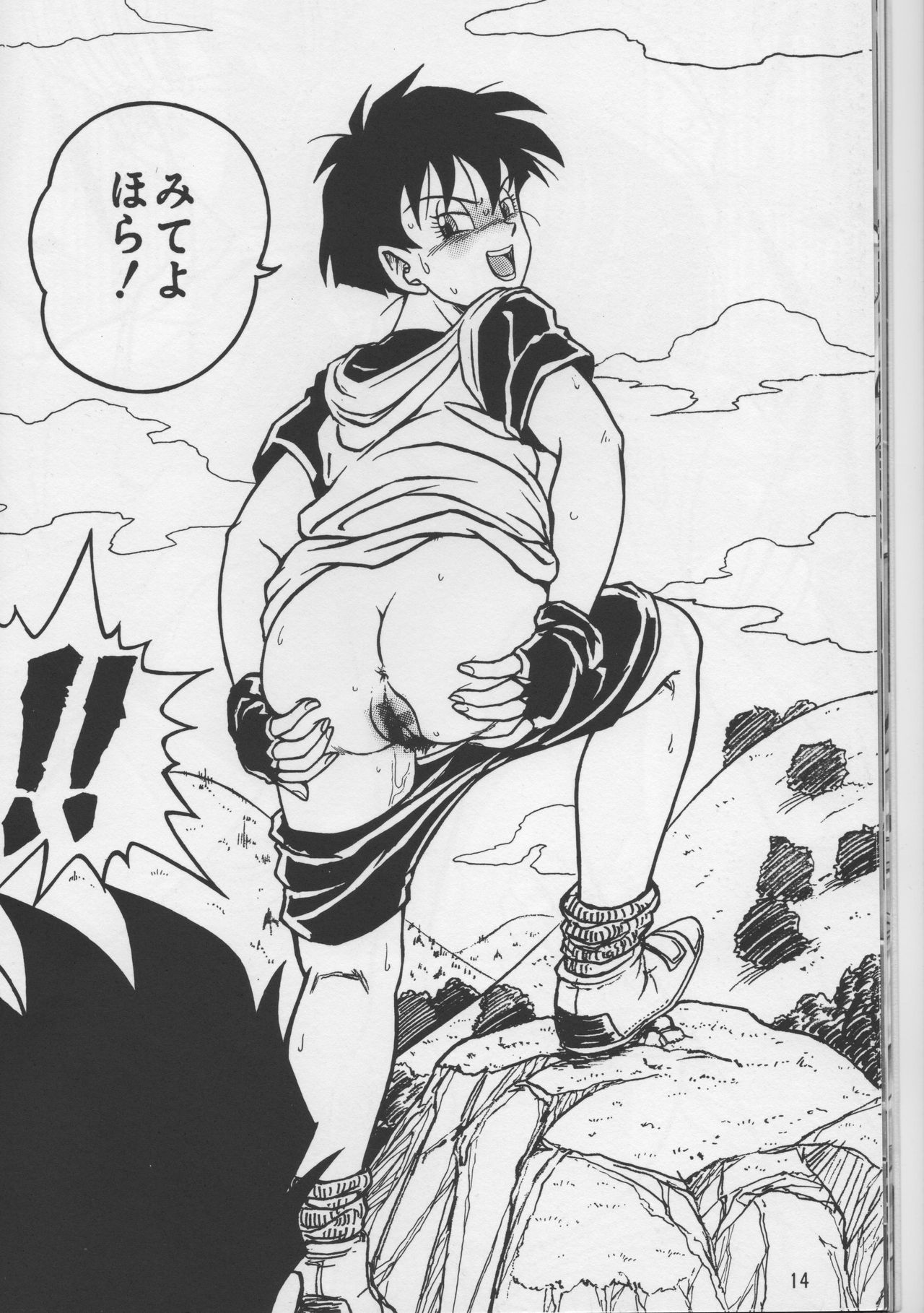 (CR34) [Rehabilitation (Garland)] Dragonball H Maguwai Kan Ni (Dragon Ball Z) page 13 full