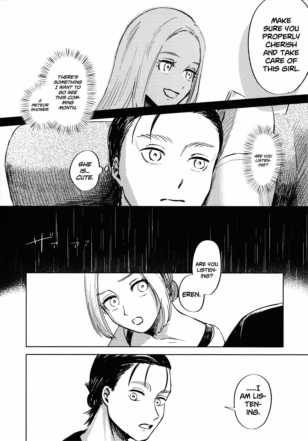 (Dai 25 Kai Hekigai Chousa Haku) [bin (Enko)] Ryuseigun ni Oyasumi | A Good Night For a Meteor Shower (Shingeki no Kyojin) [English] [Roadwarior2] page 34 full