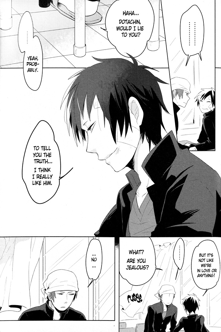 (C78) [WORLD BOX, Bon's (Yuu, Sumeragi Sora)] 2-nen to 8-kagetsu no Kiseki | A Journey of 2 Years and 8 Months (Durarara!!) [English] [ebil_trio] page 50 full
