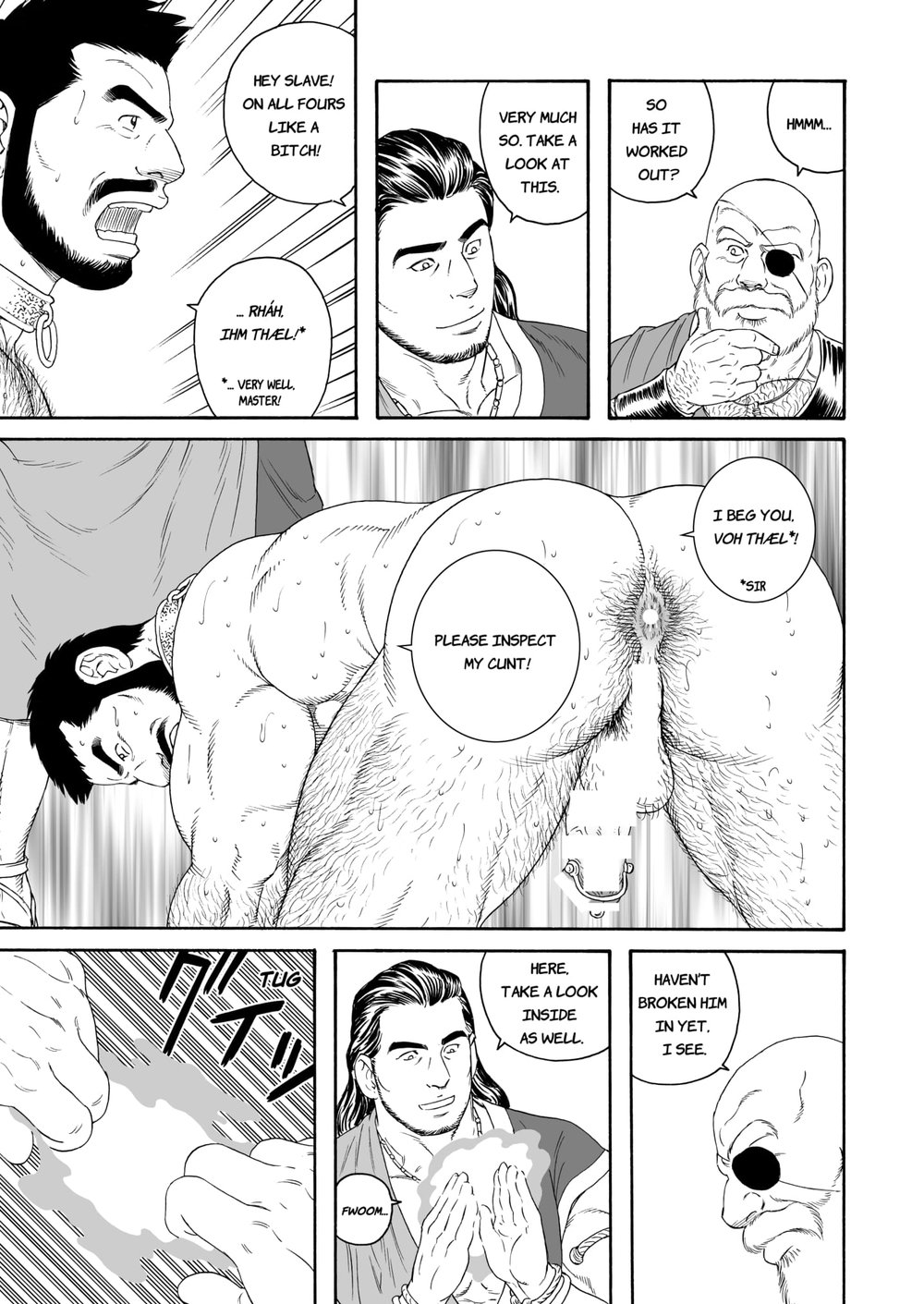 [Bear's Cave (Tagame Gengoroh)] Jubaku no Seiyatsu - Khoz, The Spellbound Slave [English] [Digital] page 7 full