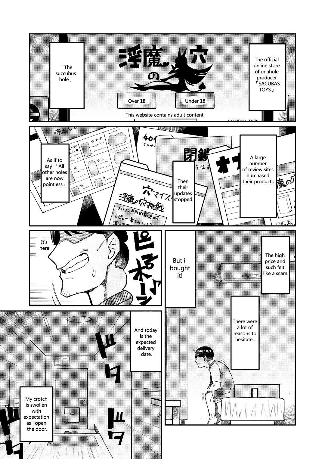 [Sakeitiba (Samon Shiu)] Onaho o Kattara Jinsei Shuuryou ~Anata o Sakusei Shimasu~ | Buying Onaholes off of Shady Websites is Deadly ~ I'll Suck You Dry Darling~ [English] page 2 full
