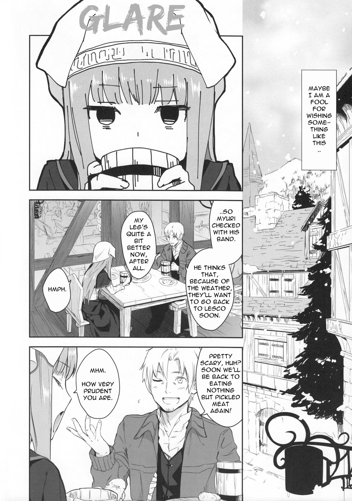 (C83) [Ajisaidenden (Kawakami Rokkaku, Takanashi Rei)] Harvest II (Spice and Wolf) [English] {Drunken Wolf} page 6 full