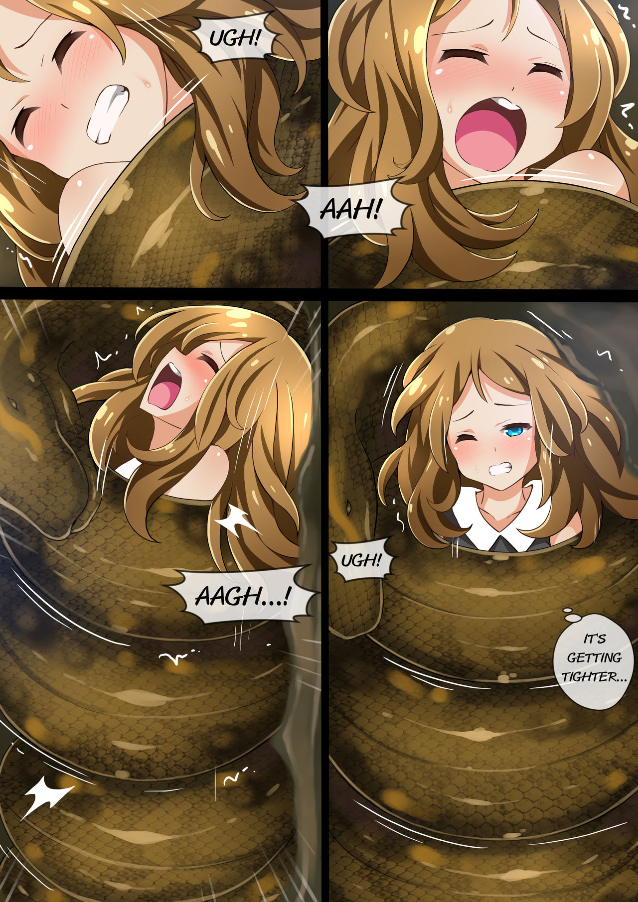 [Mist Night (Arniro)] Hell Of Swallowed: Serena VS Anaconda (Pokémon) page 5 full